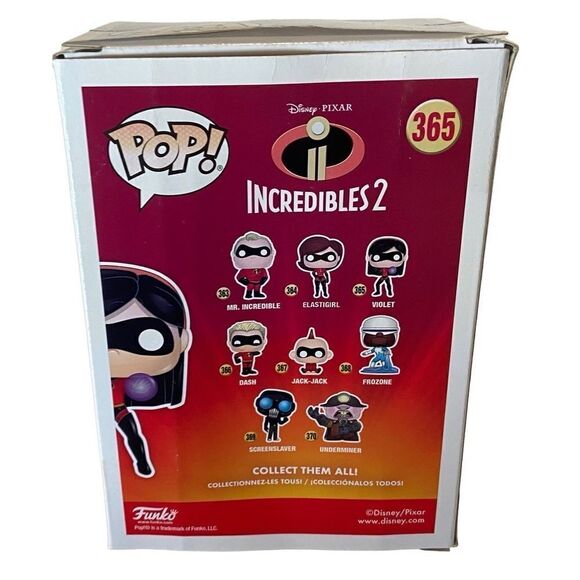 Funko Pop! The Incredibles #365 Violet Vinyl Figure - Picture 3 of 8